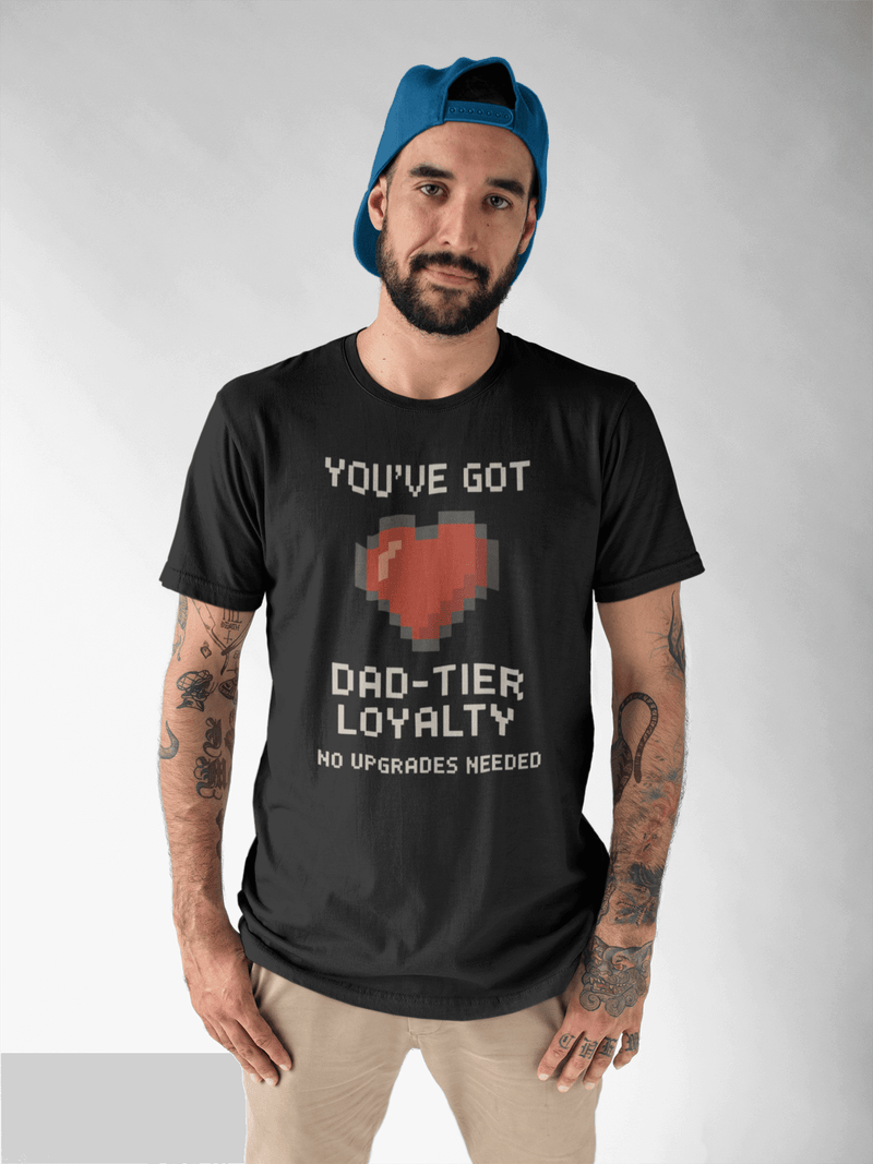 Dad-Tier Loyalty Tee, Unisex Cotton Graphic T-Shirt, Gamer Shirt