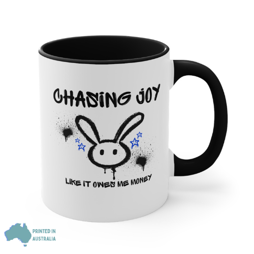 Chasing Joy Coffee Mug - Fun Mug, Gift for Coffee Lovers