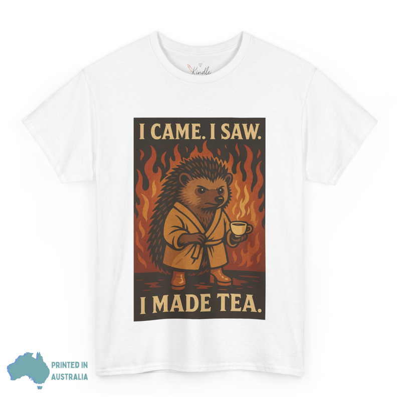 Hedgehog Tea Lover Unisex Tee Shirt