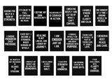 Men’s Inspirational Wall Art – 20 Digital Prints with Inspirational Quotes for Office or Home