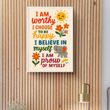 Kids Inspirational Wall Art – Positive Quote Prints for Bedrooms & Nurseries