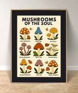 Mushrooms of the Soul - Mental Health Wall Art Print (Digital Download)