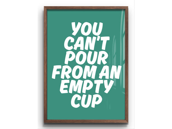 Mental Health Inspirational Wall Art – Positive Self-Care Affirmation Digital Wall Art