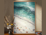 Ocean Wave Digital Wall Art – Minimalist Coastal Print for Beach Decor