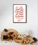 Inspirational Wall Art – “Take Whisk” Quote Print for Foodies, Chefs, and Bakers