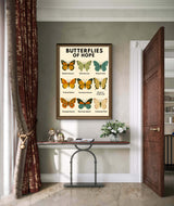 Butterfly Wall Art Digital Download, Mental Health Poster Printable, Butterflies of Hope