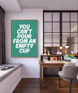 Mental Health Inspirational Wall Art – Positive Self-Care Affirmation Digital Wall Art