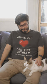 Dad-Tier Loyalty Tee, Unisex Cotton Graphic T-Shirt, Gamer Shirt