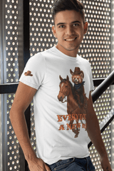 Cowboy Hat Red Panda Unisex Tee, Everyday is a New Ride Shirt, I Choose Joy T-Shirt